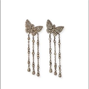 SIENA Diamond butterfly earrings 2.46 diamond  weight